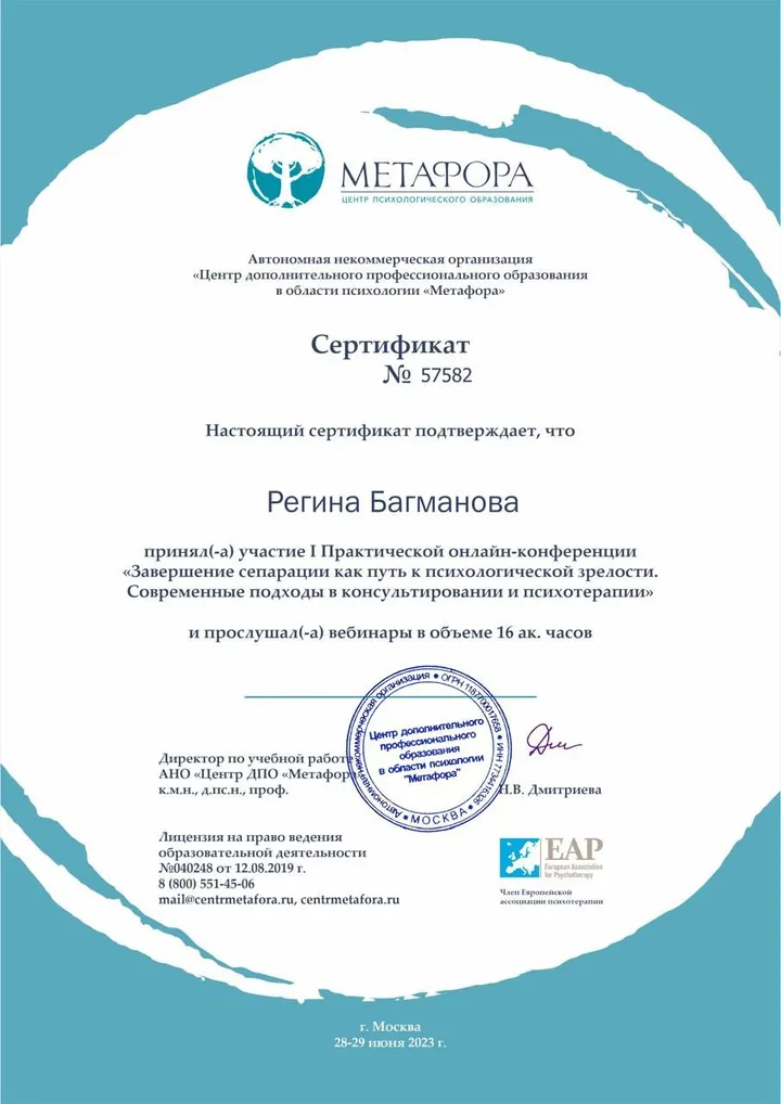 Сертификат 2